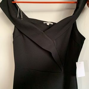 BLACK OFF-SHOULDER DRESS